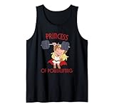 Powerlifting Princesa Halterofilia Culturismo Gimnasio Camiseta sin Mangas