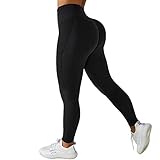 VOFANK Leggins Deportivos de Mujer Push Up Mallas Deporte de Cintura Alta Sin Costuras Pantalones de...