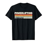 Retro Gym Powerlifter Powerlifter - Levantamiento de pesas para mujer Camiseta