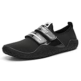 Cross-Trainer Deadlift Zapatos Powerlifting Zapatos groundies mujer descalzo zapatos fitness, Negro...