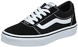 Vans Ward, Zapatillas Hombre, Suede Canvas Black White, 44 EU