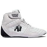 GORILLA WEAR Perry High Tops Pro - Zapatillas de Culturismo y Fitness para Hombre y Mujer, Blanco,...