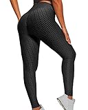 Merlvida Cintura Alta Leggins Mujer Push Up Anti-Cellulite Mallas de Deporte de Mujer - Elásticos...