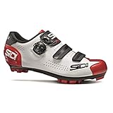 Sidi, Zapatillas de gimnasio Unisex adulto, White Black Red, 40 EU