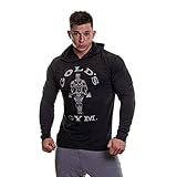 Golds Gym Sudadera con Capucha; Antracita; Small