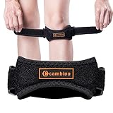 CAMBIVO 2 x Cinta Rotuliana, Rodillera Adjustable, Rodilla Protector con Correa, Cincha,Banda de...