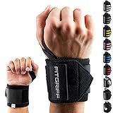 Fitgriff® Muñequeras Gym, Deportivas, Musculación, Gimnasio, Calistenia, Wrist Wraps - Mujeres y...