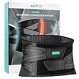 AGPTEK Faja Lumbar para Espalda, Cinturón de Soporte Lumbar Aliviar Dolor y Lesiones, Escoliosis,...