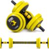 OVER SPORT Mancuernas Ajustables 20 kg 2 en 1