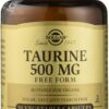 Solgar Taurina Cápsulas Vegetales de 500 mg, Envase de 50